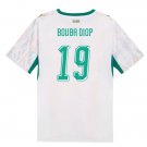 adult unisex Senegal National Soccer Uniform 19 Bouba Diop Jersey Home Stadium 2026 White Activewear