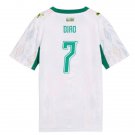 adult unisex Senegal National Soccer Team Uniform 7 Diao Jersey Home Stadium 2026 White Activewear