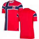 adult & kids Norway National Soccer Team Uniform Blank Jersey Home Stadium 2026 Red Activewear