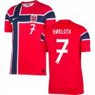 adult & kids Norway National Soccer Team Uniform 7 SORLOTH Jersey Home Stadium 2026 Red Activewear