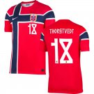 adult & kids Norway National Soccer Uniform 18 THORSTVEDT Jersey Home Stadium 2026 Red Activewear