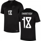 adult & kids Norway National Soccer Uniform 18 THORSTVEDT Jersey Away Stadium 2026 Black Activewear