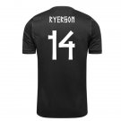 adult & kids Norway National Soccer Uniform 14 Ryerson Jersey Away Stadium 2026 Black Activewear