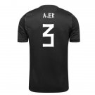 adult & kids Norway National Soccer Team Uniform 3 Ajer Jersey Away Stadium 2026 Black Activewear