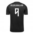 adult & kids Norway National Soccer Team Uniform 9 Erling Haaland Jersey Away 2026 Black Activewear