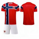 adult & kids Norway National Soccer Uniform Suit Blank Jersey Set Home Stadium 2026 Red Activewear