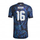 adult & kids Argentina National Soccer Uniform 16 Aimar Jersey Away Stadium 2026 Black Activewear