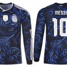 adult unisex Argentina National Soccer Uniform 10 Lionel Messi Jersey Away 2026 Black Long-Sleeve