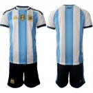 adult & kids Argentina National Soccer Uniform Suit Blank Jersey Set Home Stadium 2026 Activewear