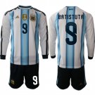 adult & kids Argentina National Soccer Uniform Suit 9 BATISTUTA Jersey Set 2026 Home Long-Sleeve