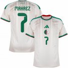 adult & kids Algeria National Soccer Team Uniform 7 Mahrez Jersey Home Stadium 2026 White Activewear