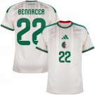 adult & kids Algeria National Soccer Uniform 22 Bennacer Jersey Home Stadium 2026 White Activewear