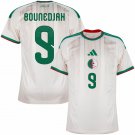 adult & kids Algeria National Soccer Uniform 9 Bounedjah Jersey Home Stadium 2026 White Activewear