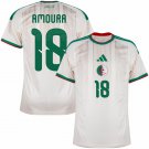 adult & kids Algeria National Soccer Uniform 18 Amoura Jersey Home Stadium 2026 White Activewear