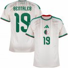 adult & kids Algeria National Soccer Uniform 19 Bentaleb Jersey Home Stadium 2026 White Activewear