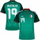 adult unisex Algeria National Soccer Uniform 19 Bentaleb Jersey Away Stadium 2026 Green Activewear