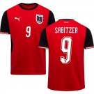 adult & kids Austria National Team Soccer Uniform 9 Marcel Sabitzer Jersey Home 2026 Red Activewear