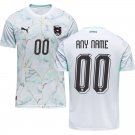 adult unisex Austria National Soccer Uniform 00 Custom name number Jersey Away 2026 White Activewear
