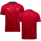 adult & kids Portugal National Soccer Team Uniform Blank Jersey Home Stadium 2026 Red Activewear