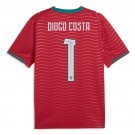 adult & kids Portugal National Soccer Team Uniform 1 DIOGO COSTA Jersey Home 2026 Red Activewear