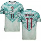 adult & kids Portugal National Soccer Team Uniform 11 JOAO FELIX Jersey Away 2026 White Activewear