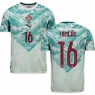 adult & kids Portugal National Soccer Uniform 16 Francisco Trincão Jersey 2026 Away Activewear