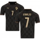 adult & kids Portugal x Eusébio Pantera Negra 7 Cristiano Ronaldo Jersey Special 2026 Black Soccer