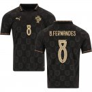 adult & kids Portugal x Eusébio Pantera Negra 8 Bruno Fernandes Jersey Special 2026 Black Soccer