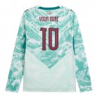 adult & kids Portugal National Soccer Uniform Custom name number Jersey Away 2026 White Long-Sleeve