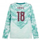 adult & kids Portugal National Soccer Uniform 18 R.Neves Jersey Away Stadium 2026 White Long-Sleeve