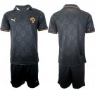 adult & kids Portugal National Soccer Uniform Suit Blank Jersey Set Special 2026 Black Activewear