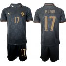 adult & kids Portugal Soccer Uniform Suit 17 Rafael Leao Jersey Set Special 2026 Black Activewear