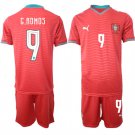 adult & kids Portugal Soccer National Uniform Suit 9 Gonçalo Ramos Jersey Set 2026 Home Activewear
