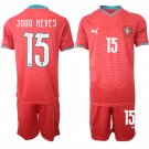 adult & kids Portugal National Soccer Uniform Suit 15 JOAO NEVES Jersey Set 2026 Home Activewear