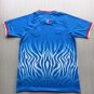 adult unisex DR Congo National Soccer Team Uniform Blank Jersey Home Stadium 2026 Blue Activewear