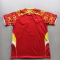 adult unisex DR Congo National Soccer Team Uniform Blank Jersey Away Stadium 2026 Red Activewear