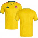 adult & kids Colombia National Soccer Team Uniform Blank Jersey Home Stadium 2026 Yellow Activewear