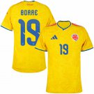 adult & kids Colombia National Soccer Uniform 19 Borre Jersey Home Stadium 2026 Yellow Activewear