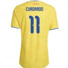 adult & kids Colombia National Soccer Uniform 11 Juan Cuadrado Jersey Home 2026 Yellow Activewear