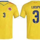 adult & kids Colombia National Soccer Uniform 3 Lucumi Jersey Home Stadium 2026 Yellow Activewear