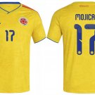 adult & kids Colombia National Soccer Uniform 17 Mojica Jersey Home Stadium 2026 Yellow Activewear