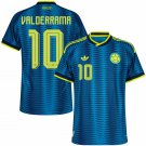 adult & kids Colombia National Soccer Team Uniform 10 Carlos Valderrama Jersey 2026 Away Activewear