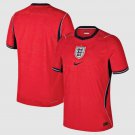 adult & kids England National Soccer Team Uniform Blank Jersey Away Stadium 2026 Red Activewear
