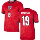 adult & kids England National Soccer Uniform 19 Noni Madueke Jersey Away Stadium 2026 Red Activewear