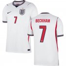 adult & kids England National Soccer Uniform 7 David Beckham Jersey Home Stadium 2026 Activewear