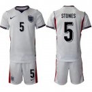 adult & kids England National Soccer Uniform Suit 5 John Stones Jersey Set Home 2026 Activewear