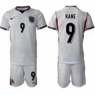 adult & kids England National Soccer Uniform Suit 9 Harry Kane Jersey Set Home 2026 White Activewear