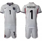 adult & kids England National Soccer Uniform Suit 1 Jordan Pickford Jersey Set Home 2026 Activewear