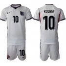 adult & kids England National Soccer Uniform Suit 10 Wayne Rooney Jersey Set Home 2026 Activewear