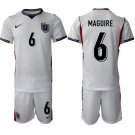 adult & kids England National Soccer Uniform Suit 6 Harry Maguire Jersey Set Home 2026 Activewear